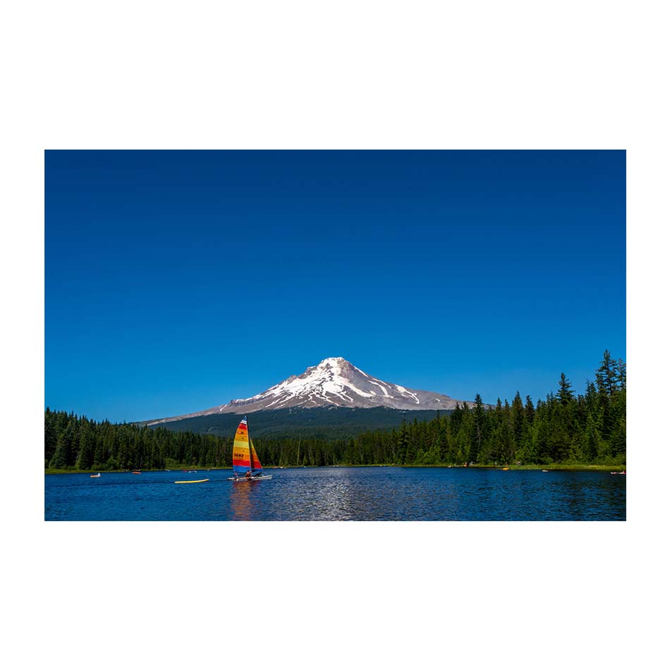 Photo of Mt. Hood at Trillium Lake