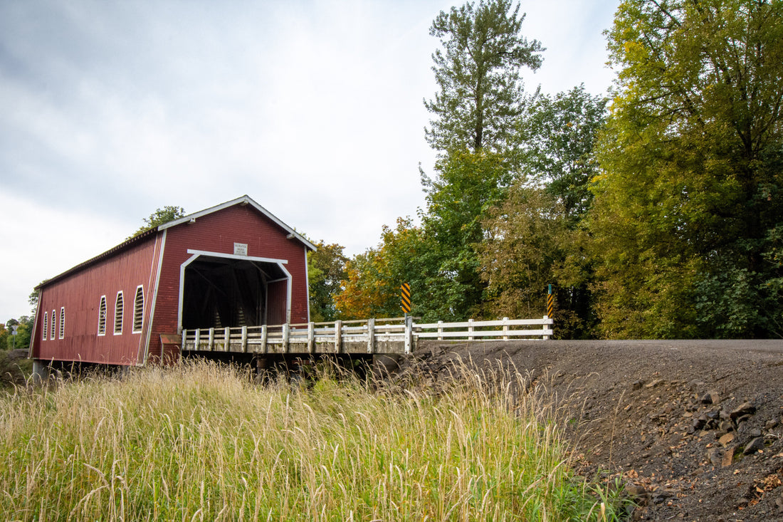 Shimanek Covered Bridge in Oregon