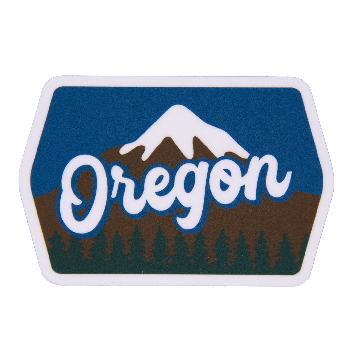 Oregon Script Sticker